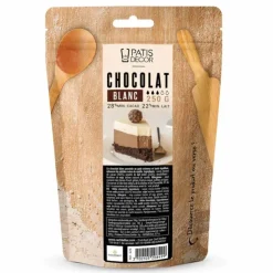 Chocolat blanc - 28% de cacao - 250g
