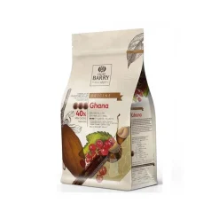 Chocolat de Couverture au Lait origine Ghana 40 % 2,5 Kg