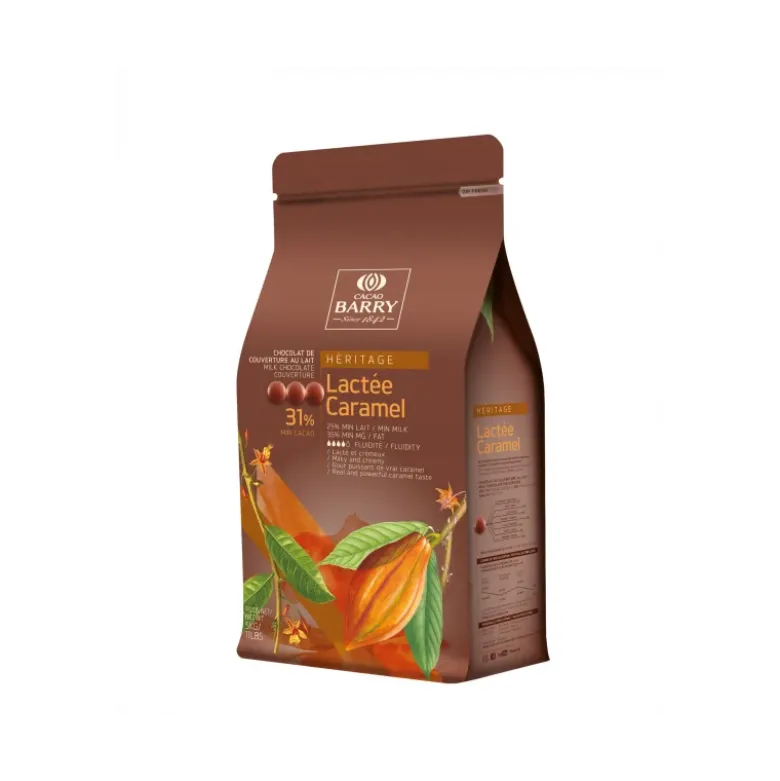 Chocolat de Couverture au Lait Lactée Caramel 5 kg