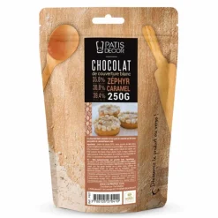 Chocolat de couverture blanc Zéphyr Caramel - 35% de cacao - 250g