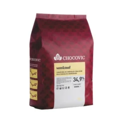Chocolat de Couverture Lait Sankual Chocovic 34,9 % 5 kg