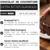 Chocolat de couverture noir Extra Bitter guayaquil - 64% de cacao - 250g