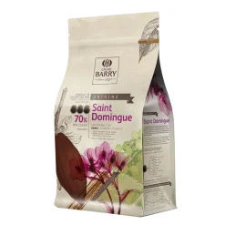Chocolat de couverture noir St Domingue 70% 1 Kg