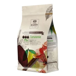 Chocolat de Couverture Noir Tanzanie 75 % 1 Kg