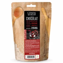 Chocolat de couverture noir Venezuela - 72% de cacao - 250g