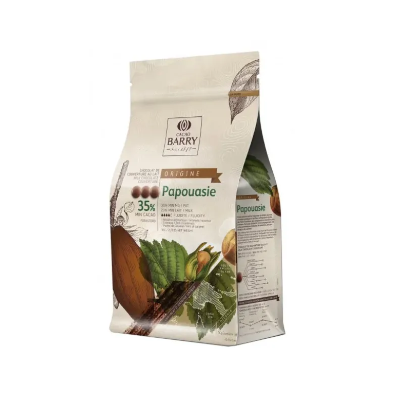 Chocolat lait Papouasie Barry 35 % 1 kg