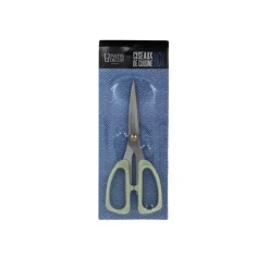 Ciseaux de cuisine inox verts