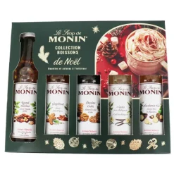 Coffret de Sirops pour boissons chaudes Noël (5 x 50 ml)