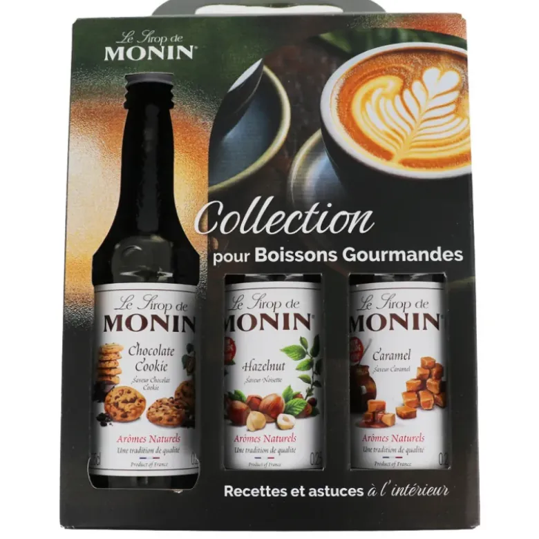 Coffret de Sirops pour boissons gourmandes (3 x 250 ml)