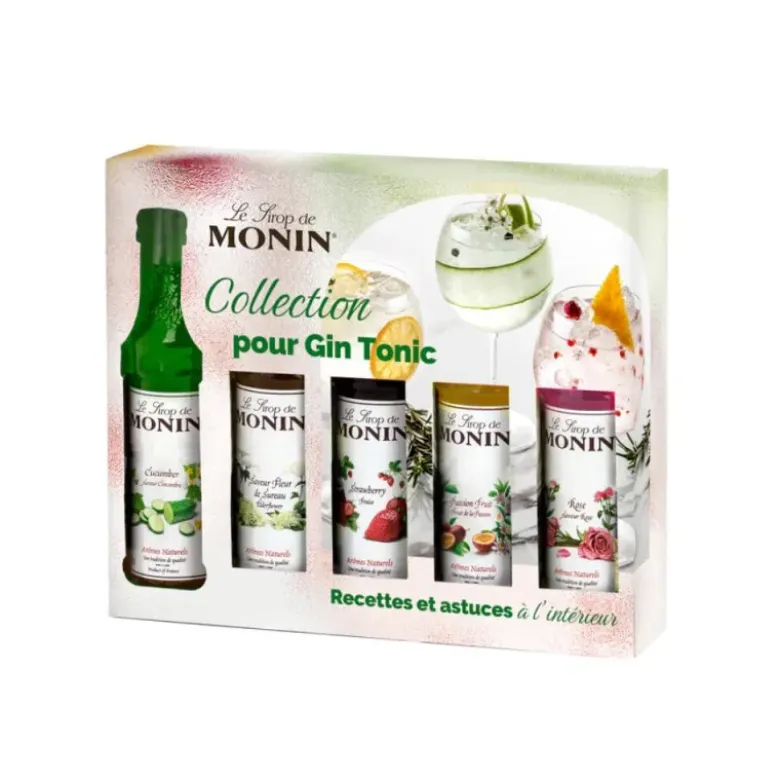 Coffret de Sirops pour Gin Tonic (5 x 50 ml)