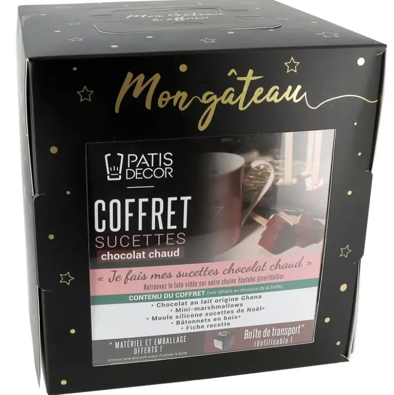 Coffret Je fais mes sucettes chocolat chaud