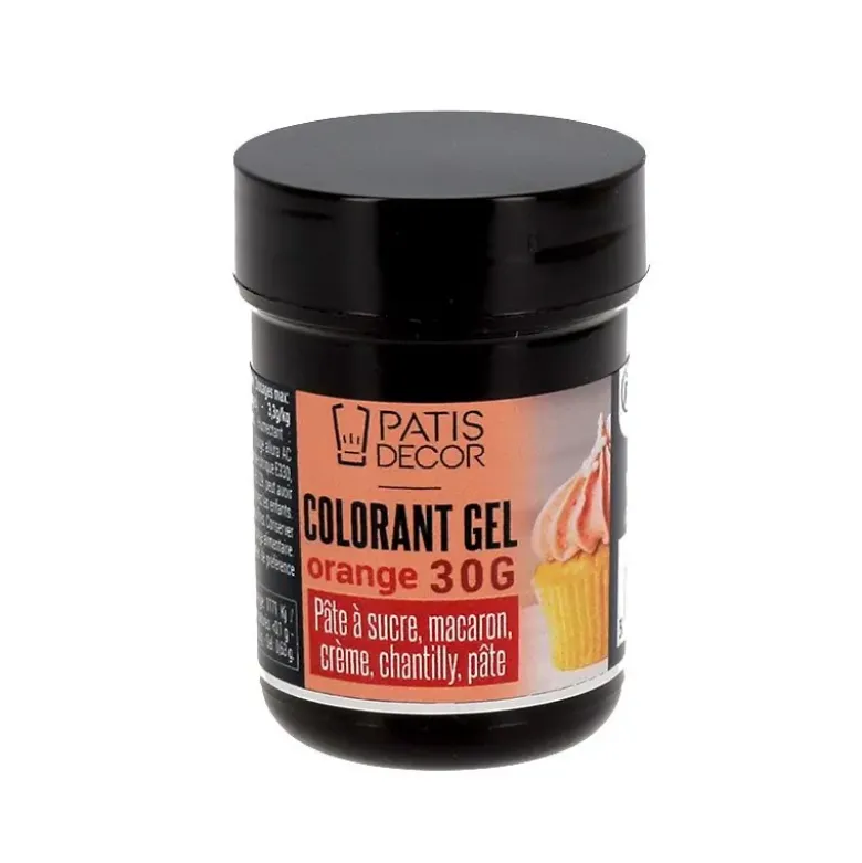Colorant en gel orange - 30 g
