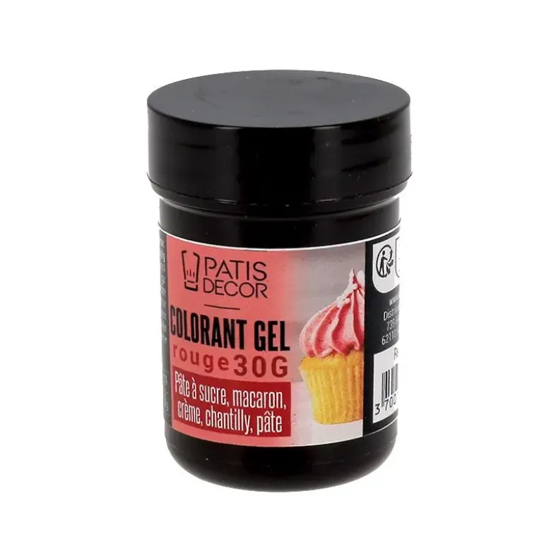 Colorant en gel rouge - 30 g