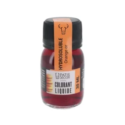 Colorant liquide hydrosoluble orange or 30 ml