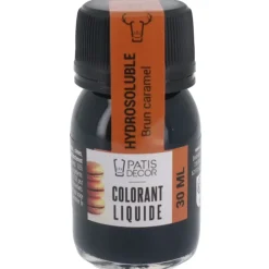 Colorant liquide hydrosoluble brun caramel 30 ml