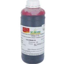 Colorant liquide hydrosoluble rouge framboise 1L