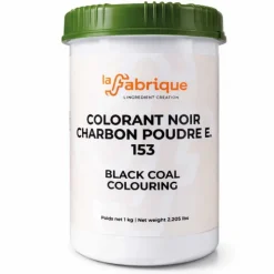 Colorant poudre alimentaire Noir Végétal 100 g