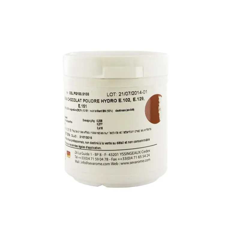 Colorant poudre alimentaire Chocolat 100 g