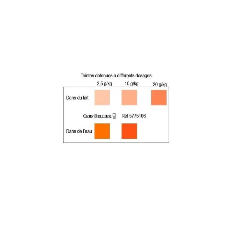 Colorant poudre alimentaire Mandarine 100 g