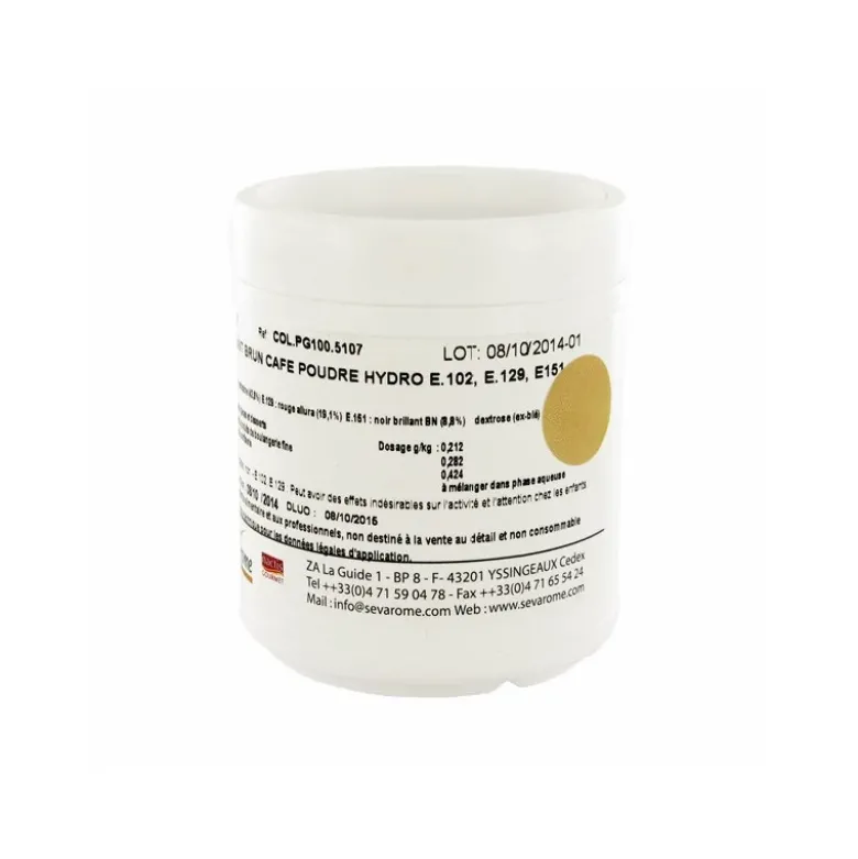 Colorant poudre alimentaire Café 100 g
