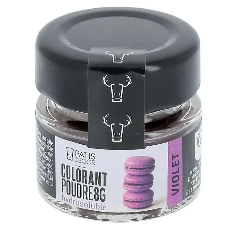 Colorant poudre hydrosoluble violet 8 g