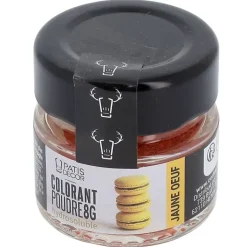 Colorant poudre hydrosoluble jaune oeuf 8 g