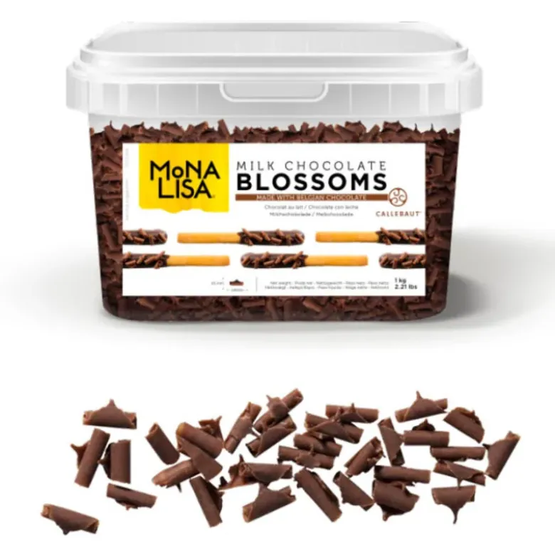 Copeaux de chocolat au lait Mona Lisa 1 kg