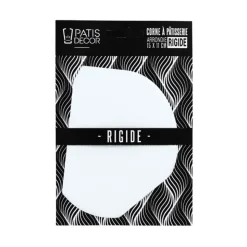 Corne à pâtisserie rigide en polypropylène, arrondie 15 x 11 cm