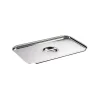 couvercle inox avec poignée GN 1/1 - pour bac gastronorme avec anses panier
