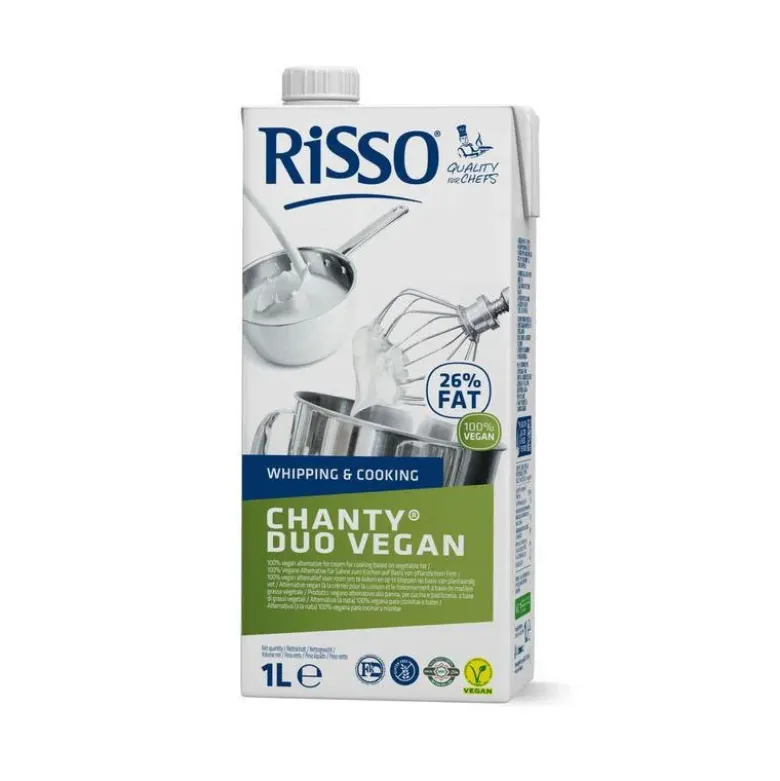Crème pour foisonnement et cuisson Risso Chanty Duo Vegan