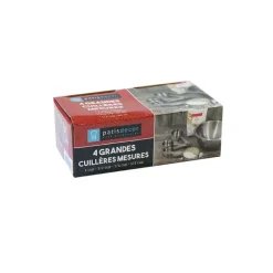 Cuillères à mesure inox assorties (x4)