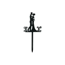 Cupcake Toppers couple enlacé (x 8)