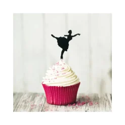 Cupcake Toppers Danseuse (x 8)