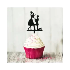 Cupcake Toppers Déclaration (x 8)