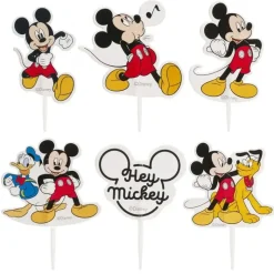 Cupcake Toppers Mickey assortis (x16)