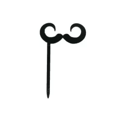Cupcake Toppers Moustaches (x 8)