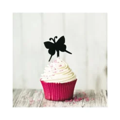 Cupcake Toppers Papillons (x8)