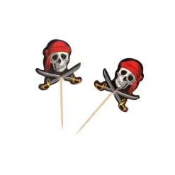 Cupcake Toppers Pirates (x 12)