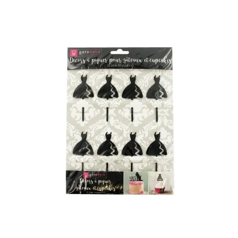 Cupcake Toppers Robe (x 8)