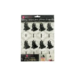 Cupcake Toppers Valse (x 8)