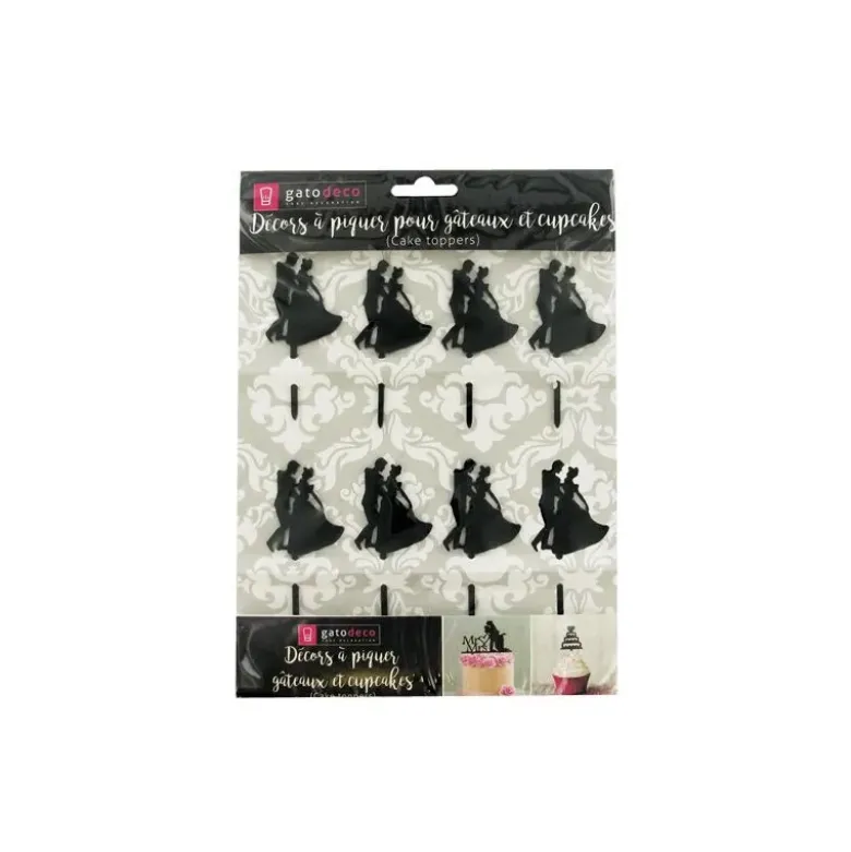 Cupcake Toppers Valse (x 8)