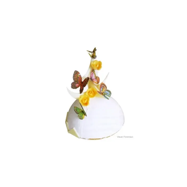 Décor azyme papillons assortis (x260)