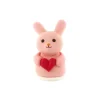 Décor comestible Lapin Rose Coeur