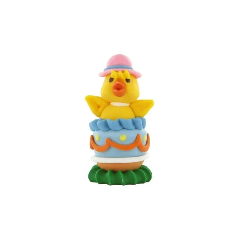 Décor comestible Poussin chapeau