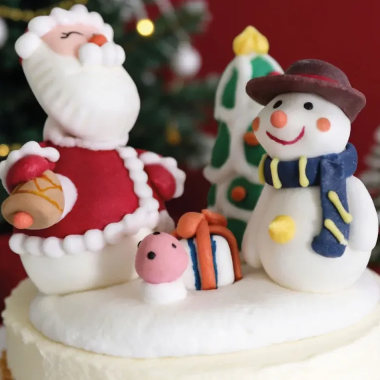 Décor comestible scène de Noël