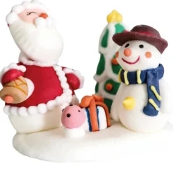 Décor comestible scène de Noël
