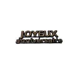 Décor Joyeux anniversaire noir (x144)