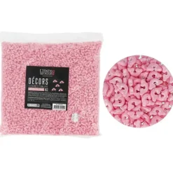 Décors comestibles arc-en-ciel rose 1 kg