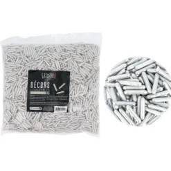 Décors comestibles bâtons argentés 1 kg