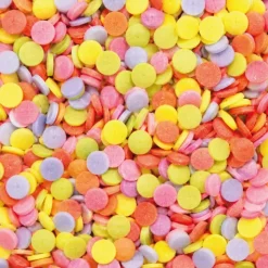 Décors comestibles confettis multicolores 50 g